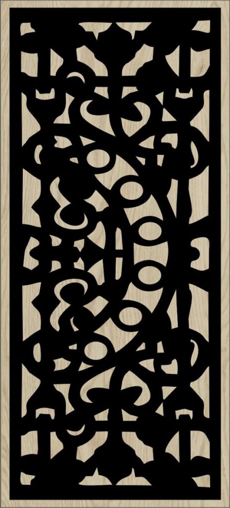 Decorative Slotted Panel 146 Pattern PDF File