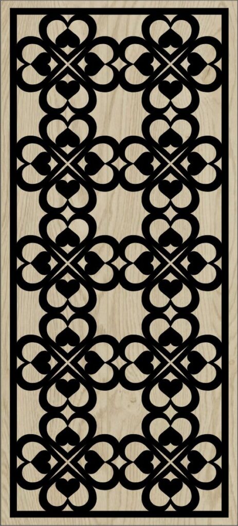 Decorative Slotted Panel 161 Pattern PDF File