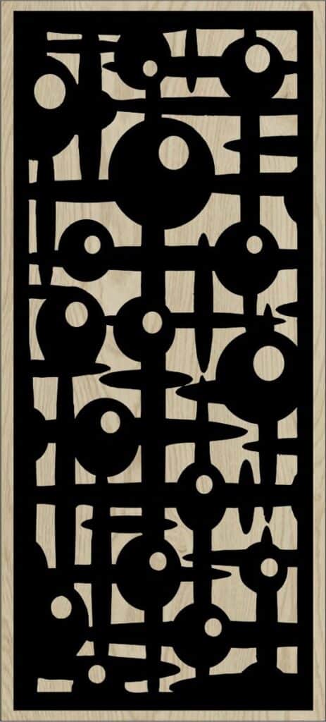 Decorative Slotted Panel 162 Pattern PDF File