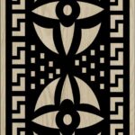 Decorative Slotted Panel 166 Pattern PDF File