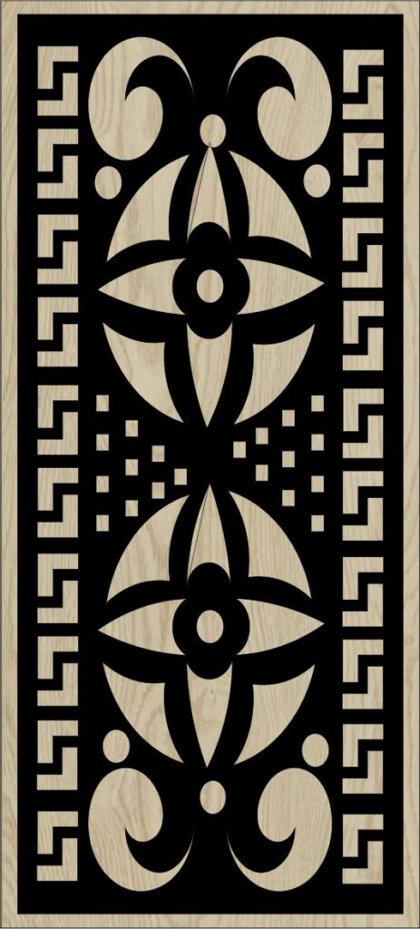 Decorative Slotted Panel 166 Pattern PDF File