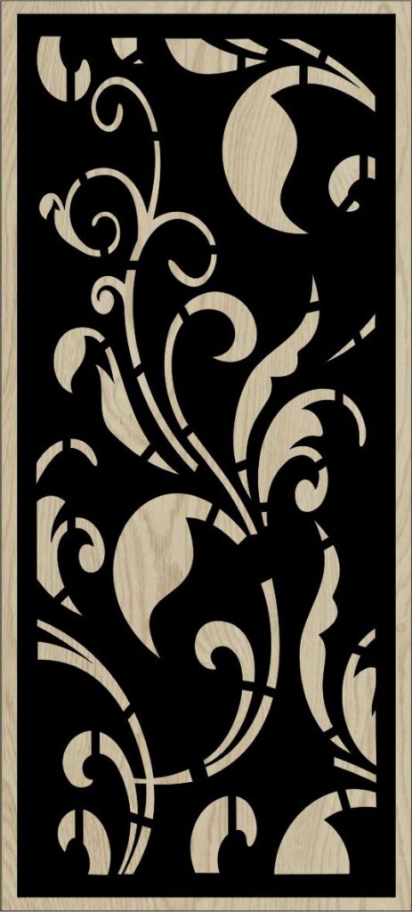 Decorative Slotted Panel 167 Pattern PDF File