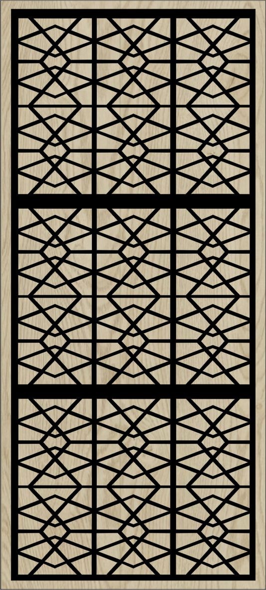 Decorative Slotted Panel 170 Pattern PDF File