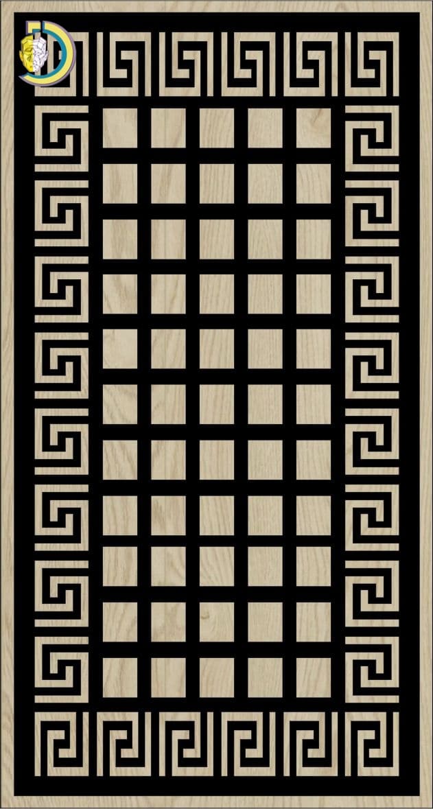 Decorative Slotted Panel 184 Pattern PDF File