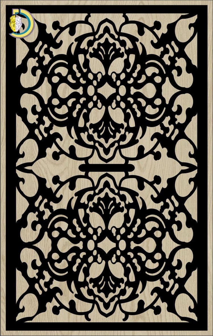 Decorative Slotted Panel 185 Pattern PDF File