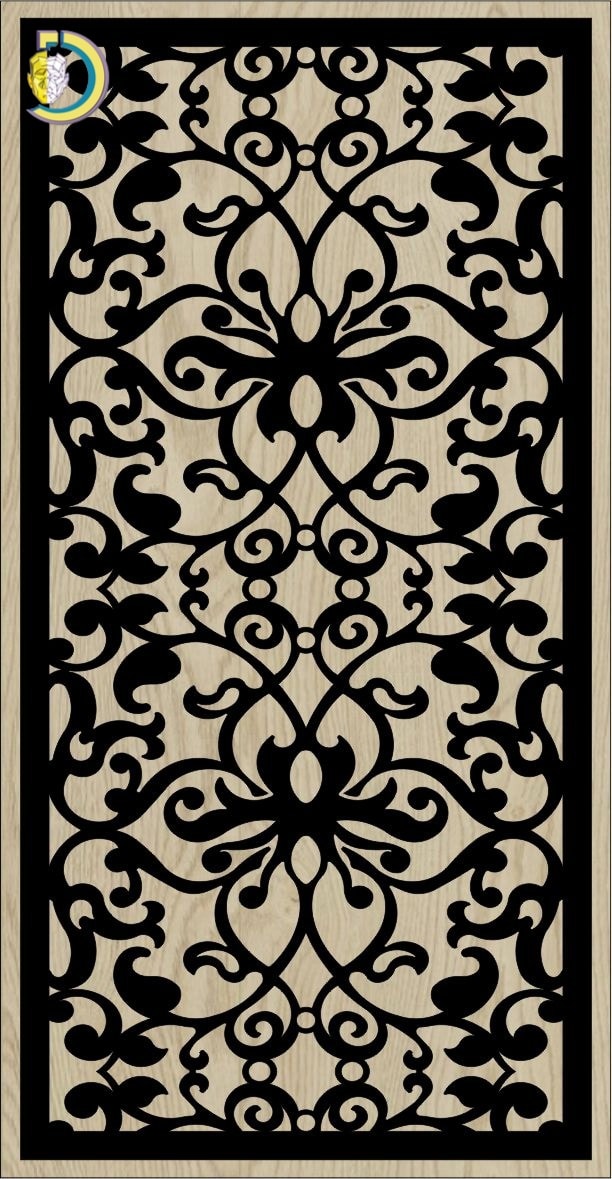 Decorative Slotted Panel 189 Pattern PDF File