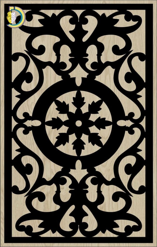 Decorative Slotted Panel 195 Pattern PDF File