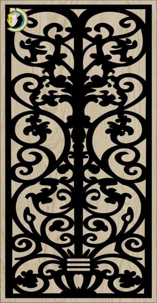 Decorative Slotted Panel 196 Pattern PDF File