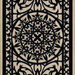 Decorative Slotted Panel 201 Pattern PDF File