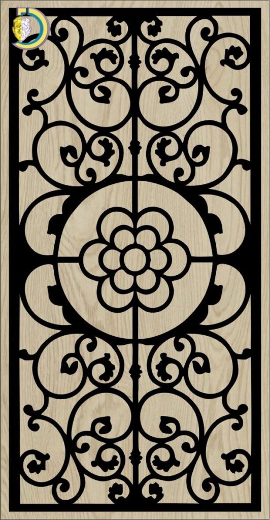 Decorative Slotted Panel 203 Pattern PDF File