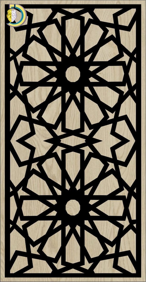 Decorative Slotted Panel 204 Pattern PDF File