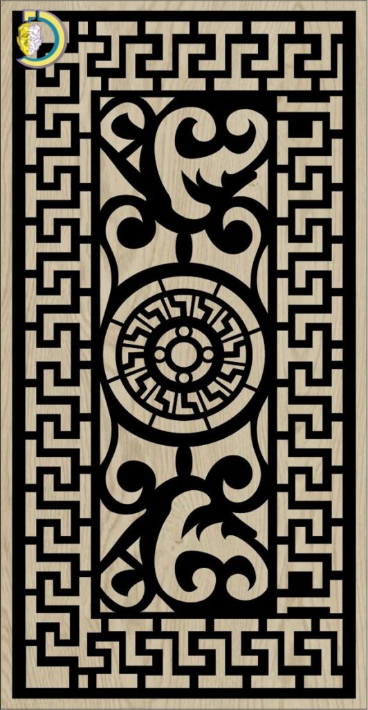 Decorative Slotted Panel 205 Pattern PDF File