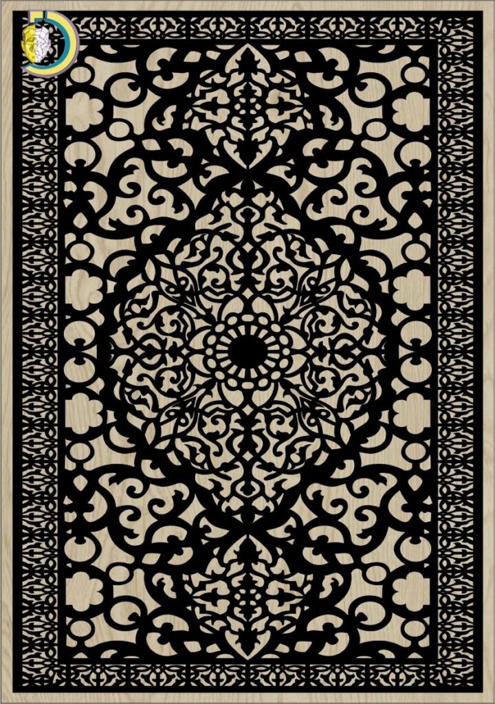 Decorative Slotted Panel 207 Pattern PDF File