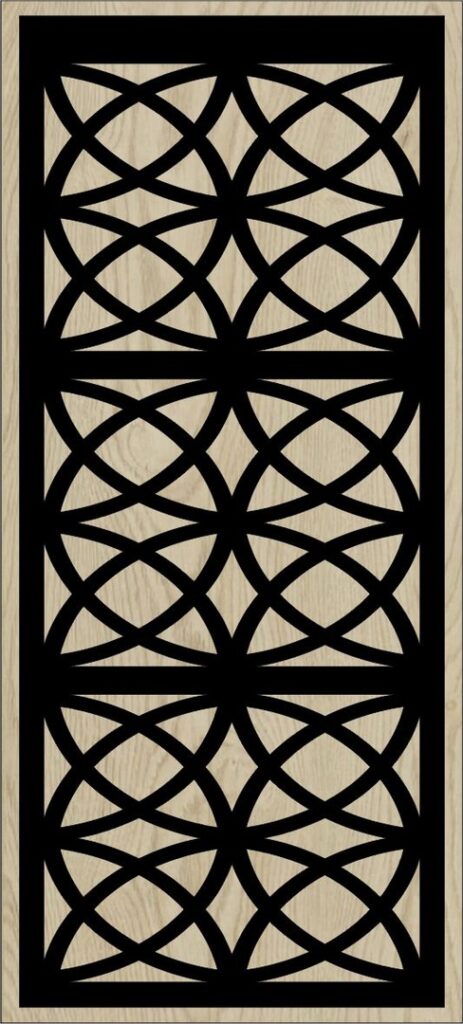 Decorative Slotted Panel 21 Pattern PDF File