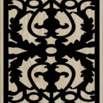 Decorative Slotted Panel 210 Pattern PDF File