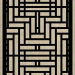 Decorative Slotted Panel 214 Pattern PDF File