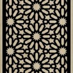 Decorative Slotted Panel 216 Pattern PDF File