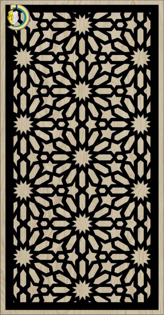 Decorative Slotted Panel 216 Pattern PDF File