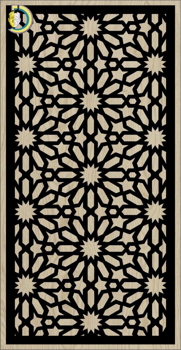 Decorative Slotted Panel 216 Pattern PDF File