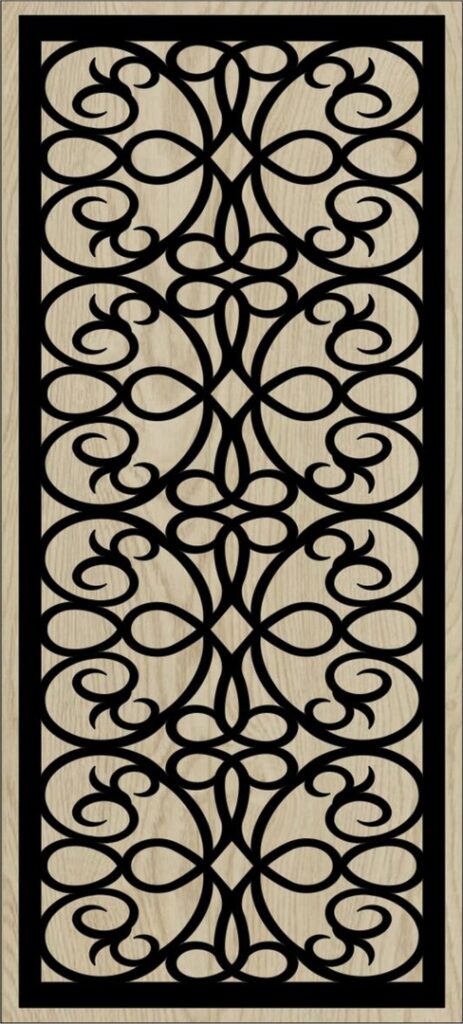 Decorative Slotted Panel 22 Pattern PDF File