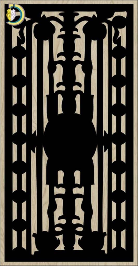 Decorative Slotted Panel 222 Pattern PDF File