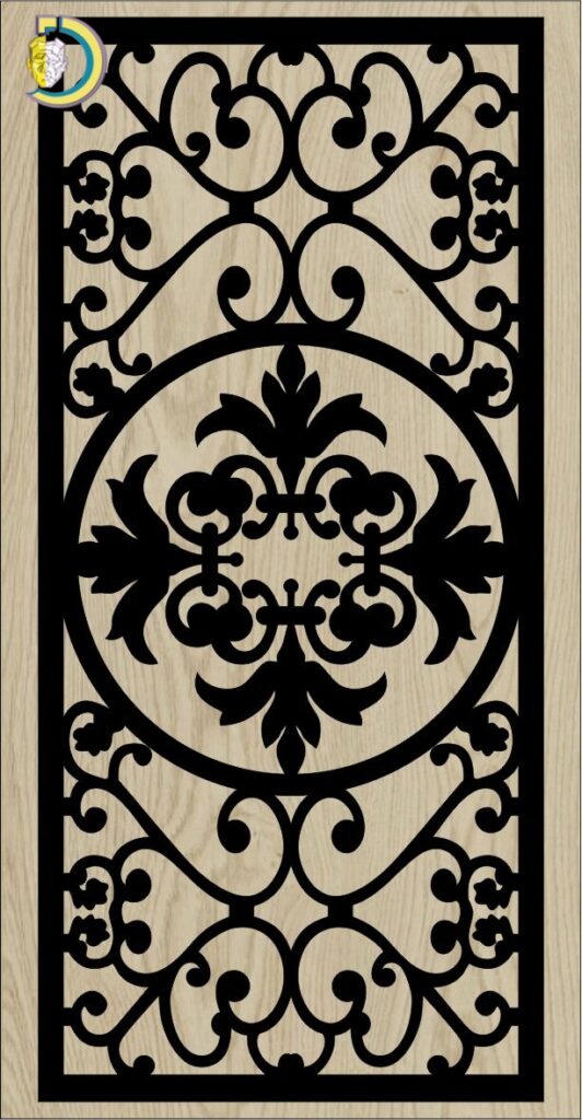 Decorative Slotted Panel 227 Pattern PDF File