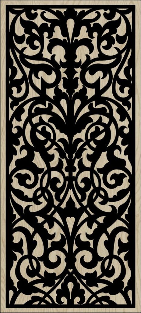 Decorative Slotted Panel 23 Pattern PDF File