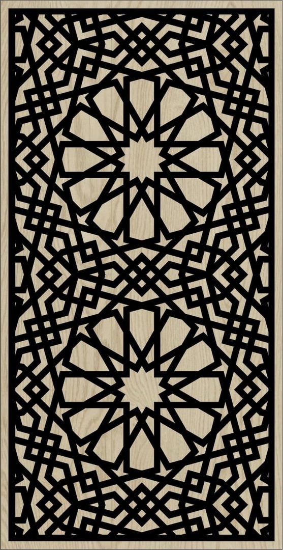 Decorative Slotted Panel 24 Pattern PDF File