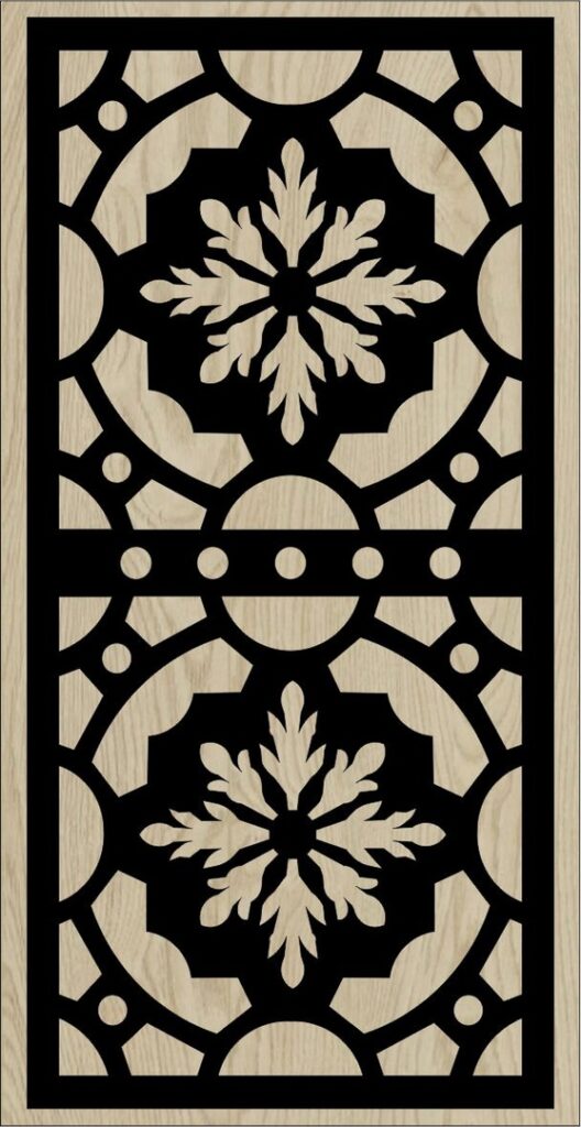 Decorative Slotted Panel 25 Pattern PDF File