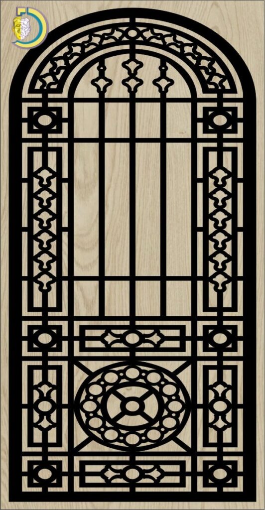 Decorative Slotted Panel 254 Pattern PDF File