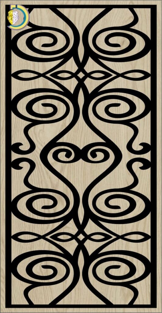 Decorative Slotted Panel 255 Pattern PDF File