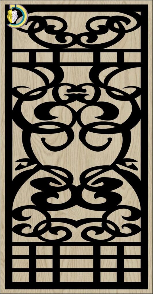 Decorative Slotted Panel 264 Pattern PDF File