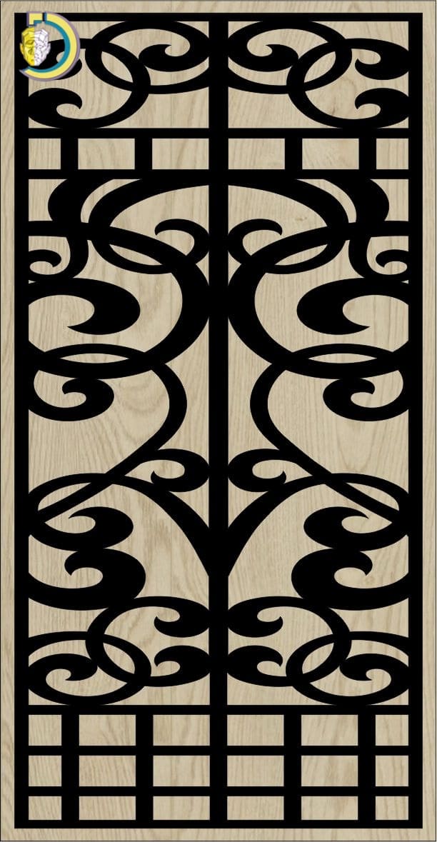 Decorative Slotted Panel 268 Pattern PDF File