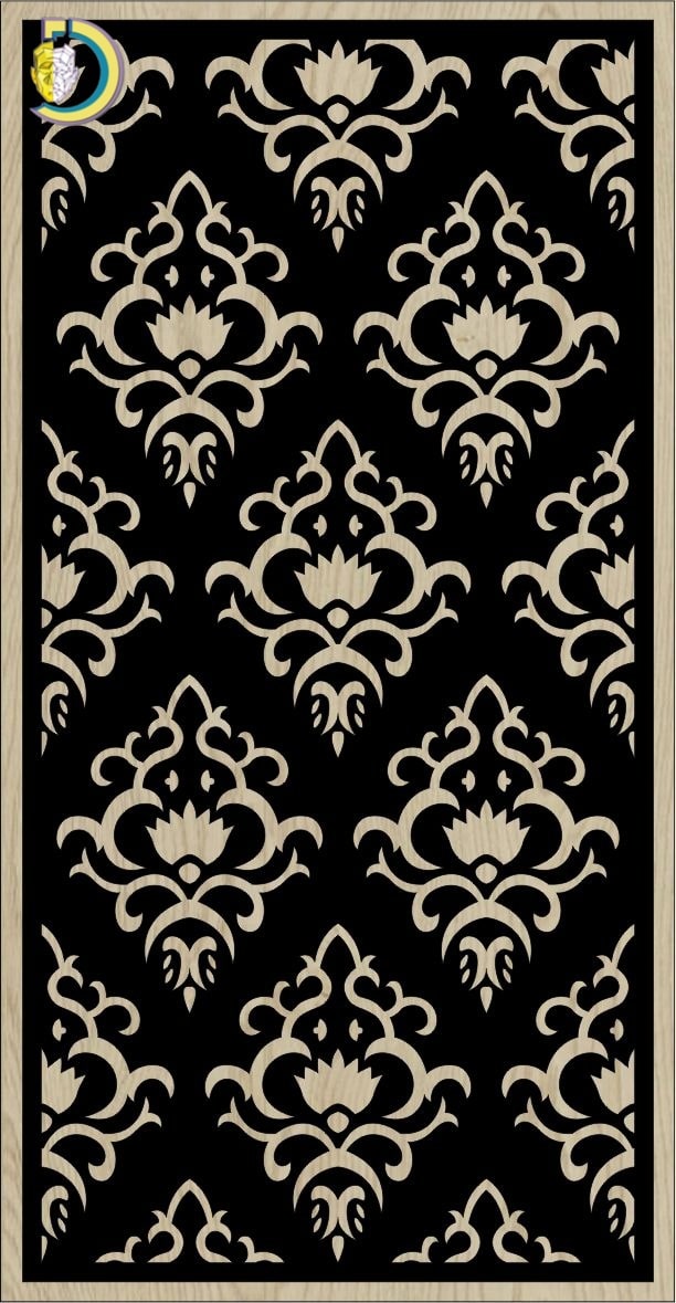 Decorative Slotted Panel 293 Pattern PDF File