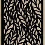 Decorative Slotted Panel 300 Pattern PDF File