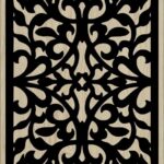 Decorative Slotted Panel 302 Pattern PDF File