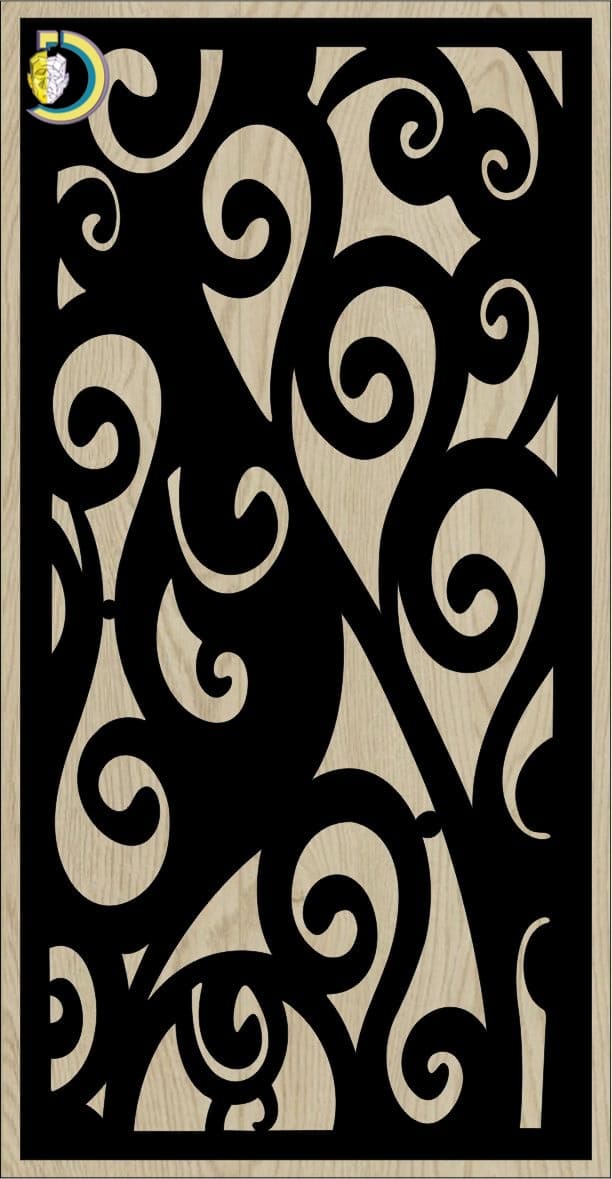 Decorative Slotted Panel 307 Pattern PDF File