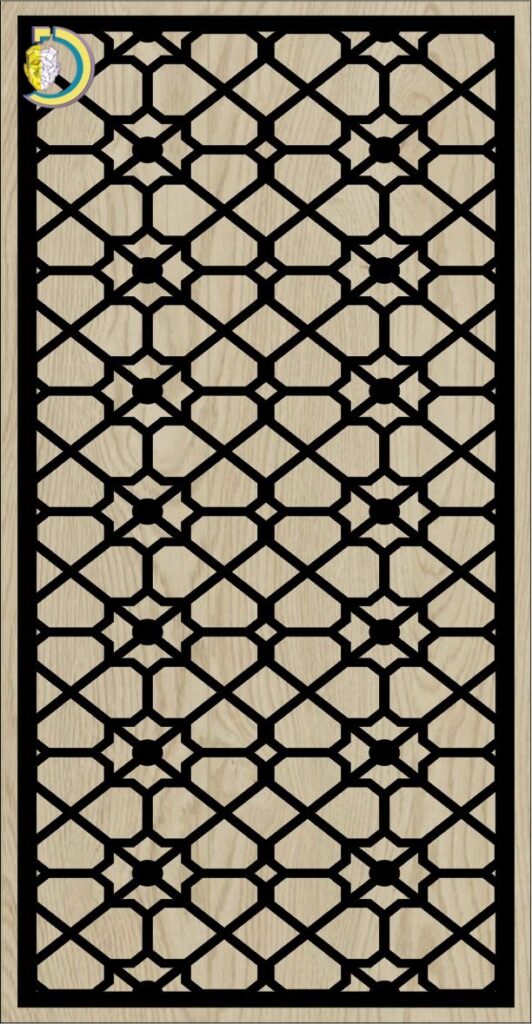 Decorative Slotted Panel 312 Pattern PDF File