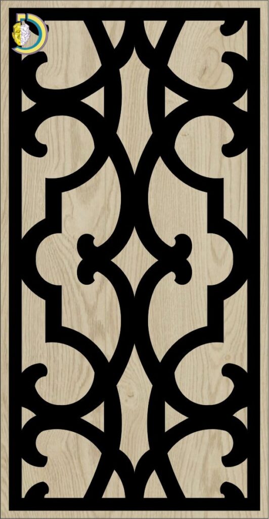 Decorative Slotted Panel 317 Pattern PDF File