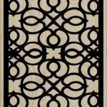 Decorative Slotted Panel 318 Pattern PDF File