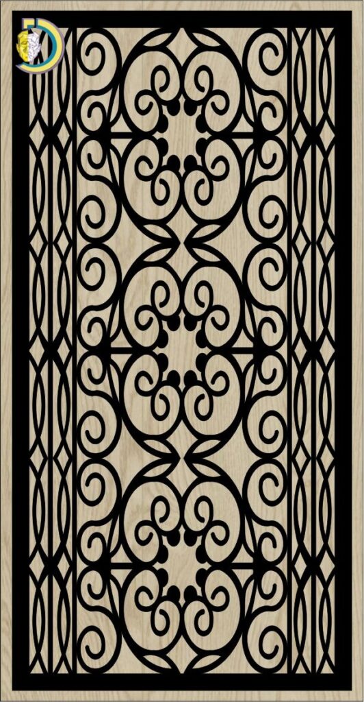 Decorative Slotted Panel 319 Pattern PDF File