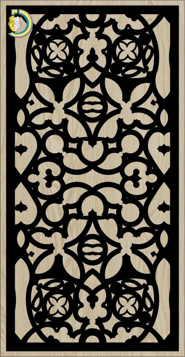 Decorative Slotted Panel 321 Pattern PDF File