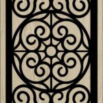 Decorative Slotted Panel 33 Pattern PDF File