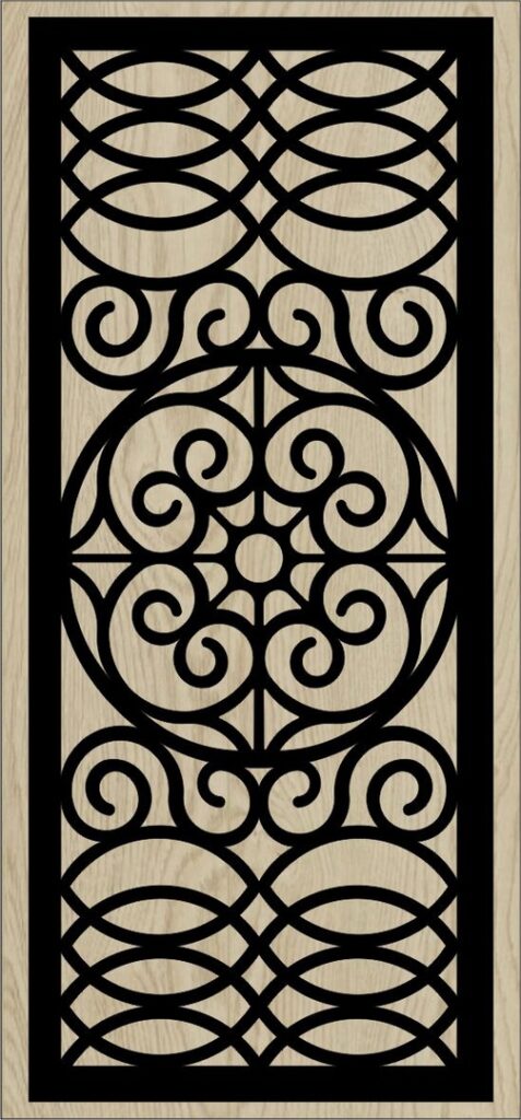 Decorative Slotted Panel 33 Pattern PDF File