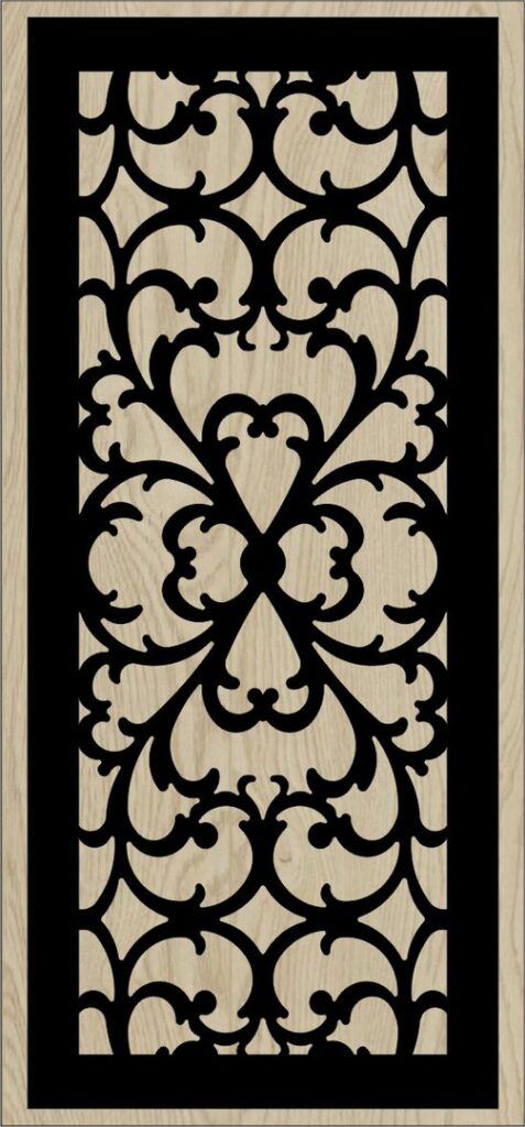 Decorative Slotted Panel 34 Pattern PDF File