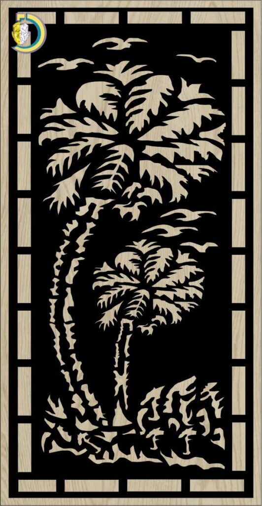 Decorative Slotted Panel 343 Pattern PDF File