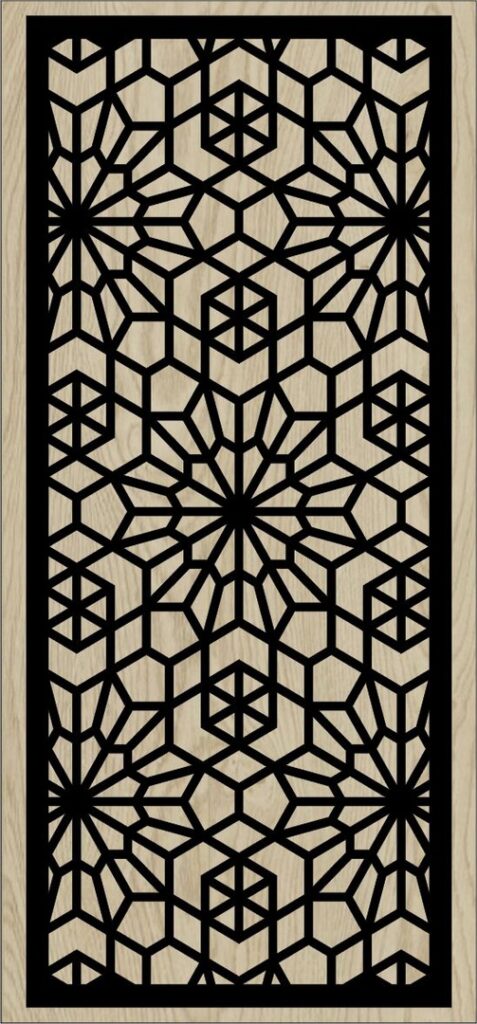 Decorative Slotted Panel 35 Pattern PDF File