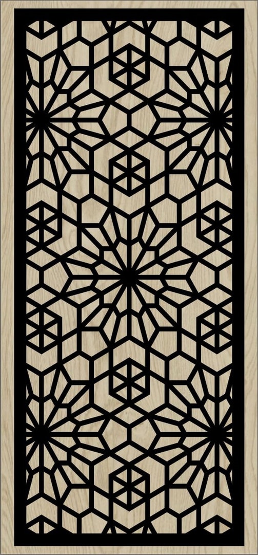 Decorative Slotted Panel 35 Pattern PDF File