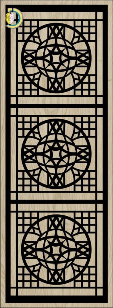 Decorative Slotted Panel 353 Pattern PDF File