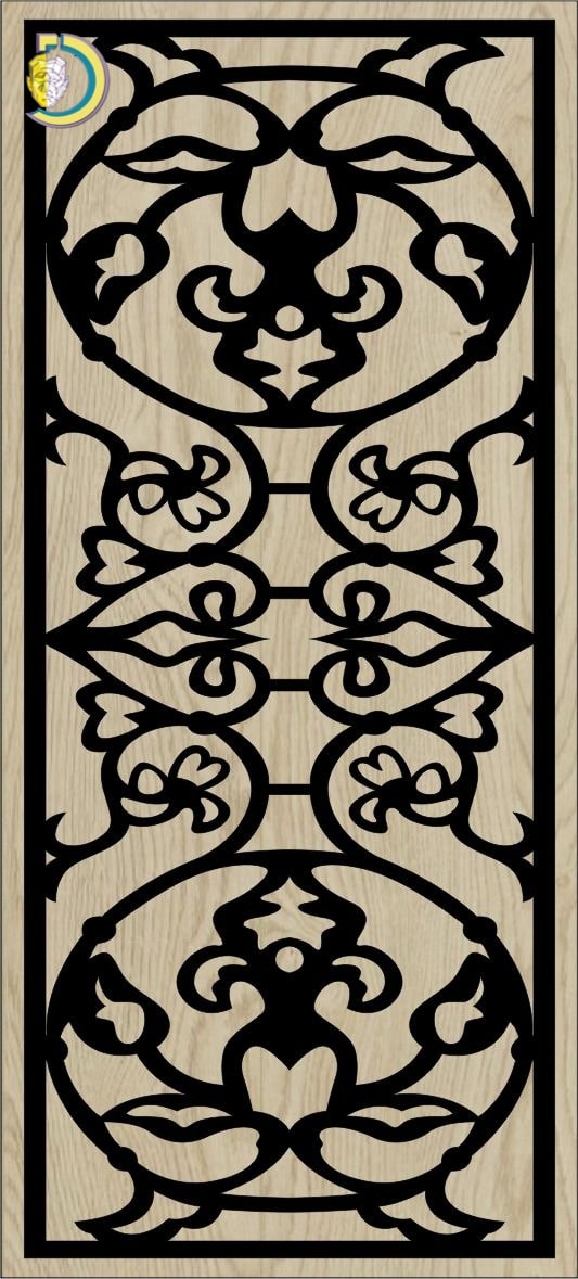 Decorative Slotted Panel 359 Pattern PDF File